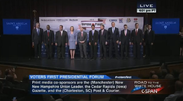 The 2016 Republican Candidates “Voters First Forum”