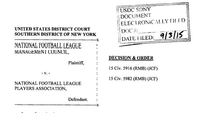 Judge Overturns Tom Brady’s Four Game Suspension (Complete Ruling Attached)