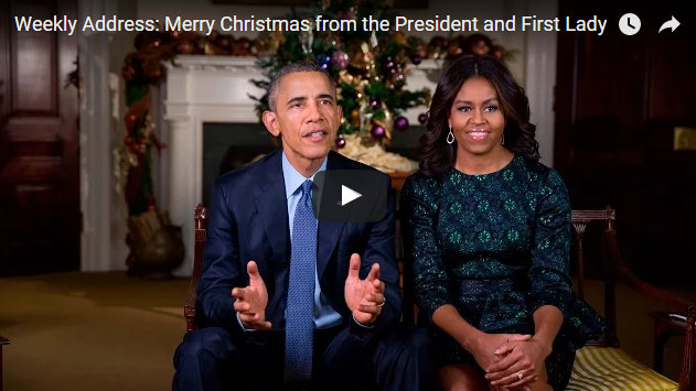 Barack Obama and First Lady Michelle Obama’s Christmas Address