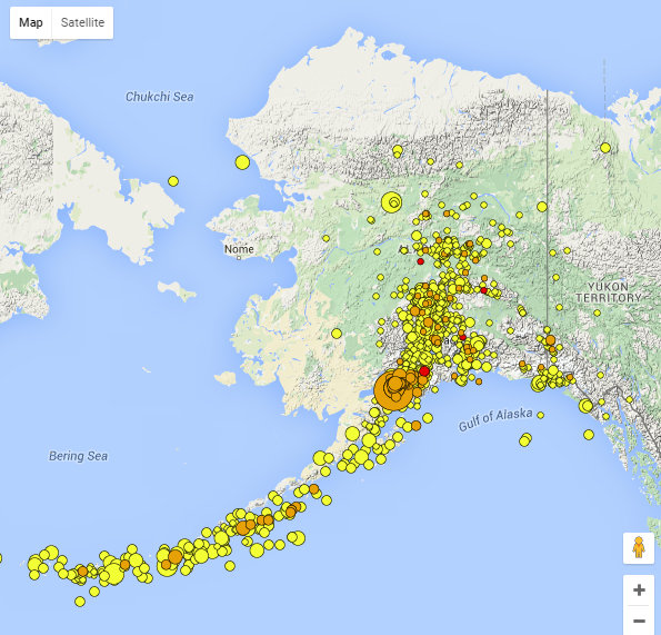 Details Of Magnitude 7.1 Iniskin Earthquake ~ By Ian Dickson Alaska Earthquake Center