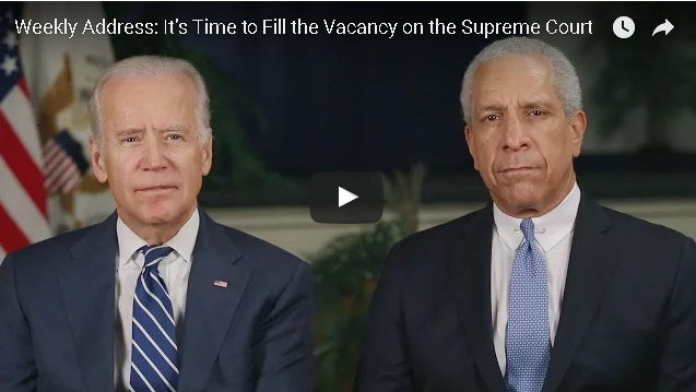Weekly Address: It’s Time to Fill the Vacancy on the Supreme Court