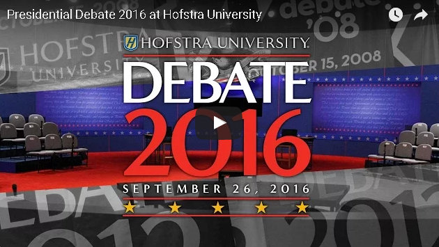 Watch The Presidential Debate Tonight Live Right Here!