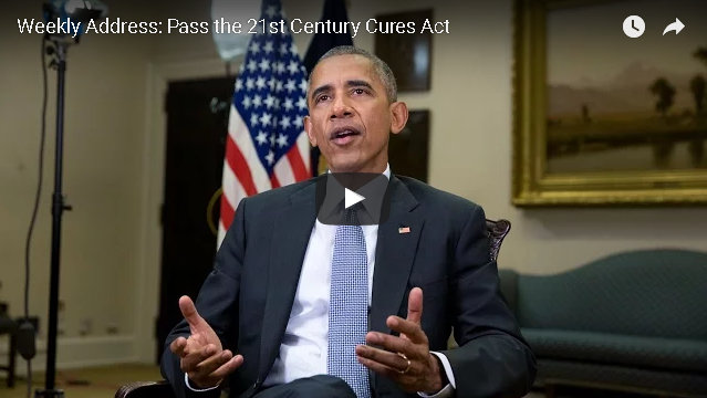 The President Implores Congress To Pass the 21st Century Cures Act