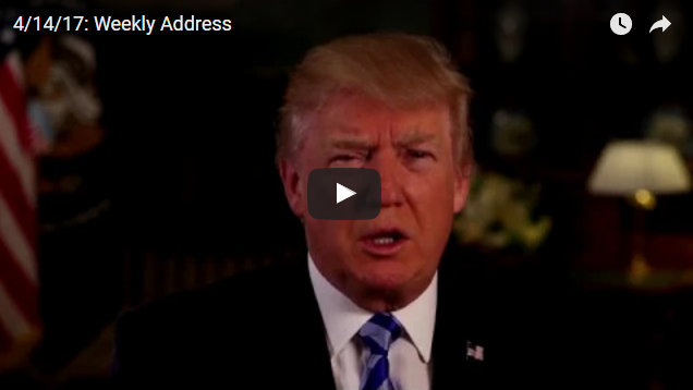 President Trump’s Weekly Address…This Week On Passover & Easter