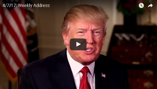 President Trump’s Weekly Address…On Safety & Security