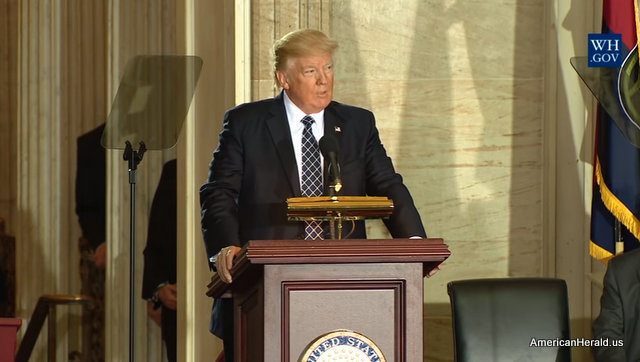 President Trump at United States Holocaust Memorial Museum National Days of Remembrance