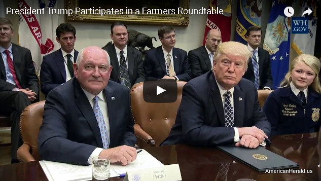 President Trump in Farmers Roundtable and Executive Order Signing Promoting Agriculture and Rural Prosperity in America
