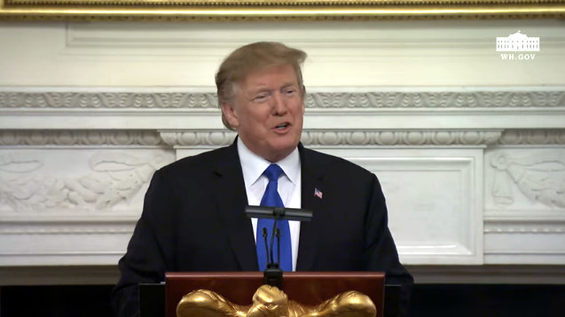 President Trump at 2019 White House Business Session with Nation’s Governors