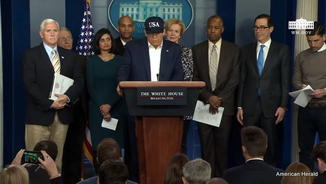 President Trump, Vice President Pence, and Members of the Coronavirus Task Force in Press Briefing