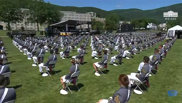 President Trump at 2020 United States Military Academy at West Point Graduation