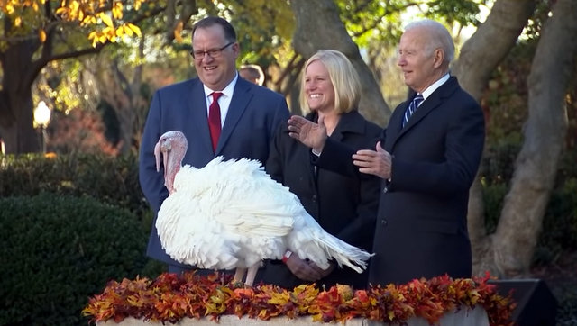 President Biden at Pardoning of the National Thanksgiving Turkey